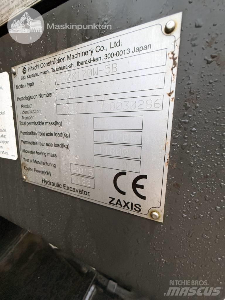 Hitachi ZX 170 W-5 B Bageri točkaši