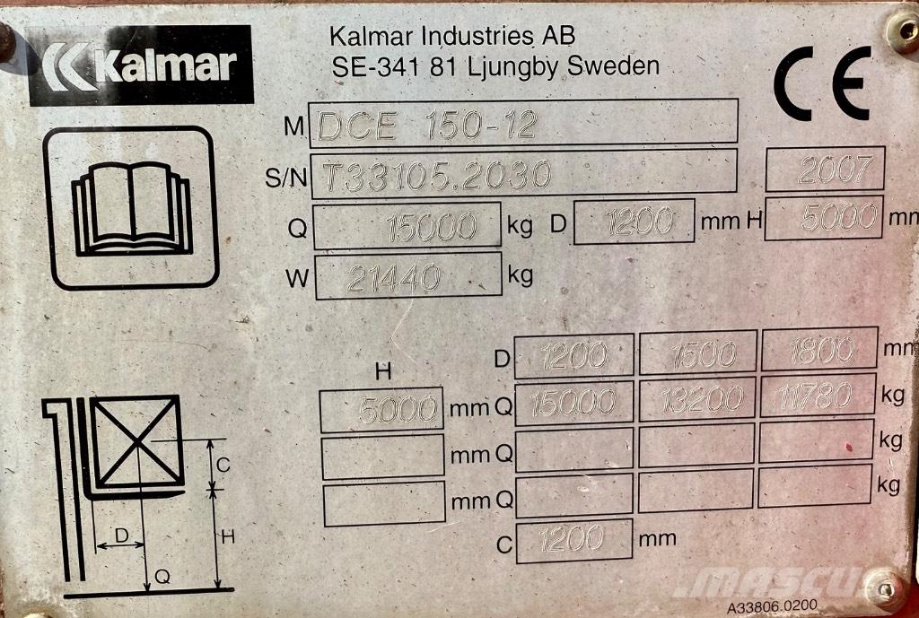 Kalmar DCE 150-12 Dizelski viljuškari