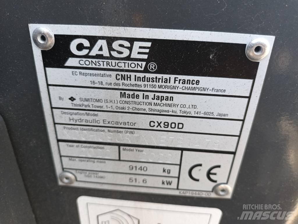 CASE CX 90 D Midi bageri 7t – 12t