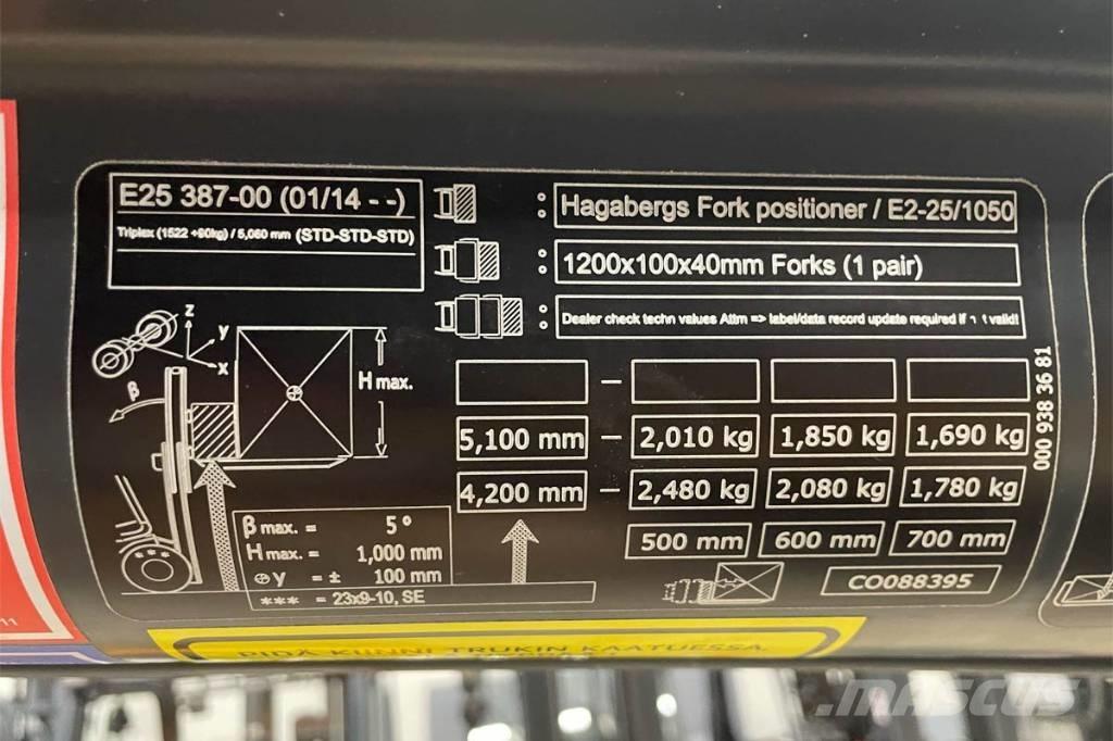Linde E 25 Električni viljuškari