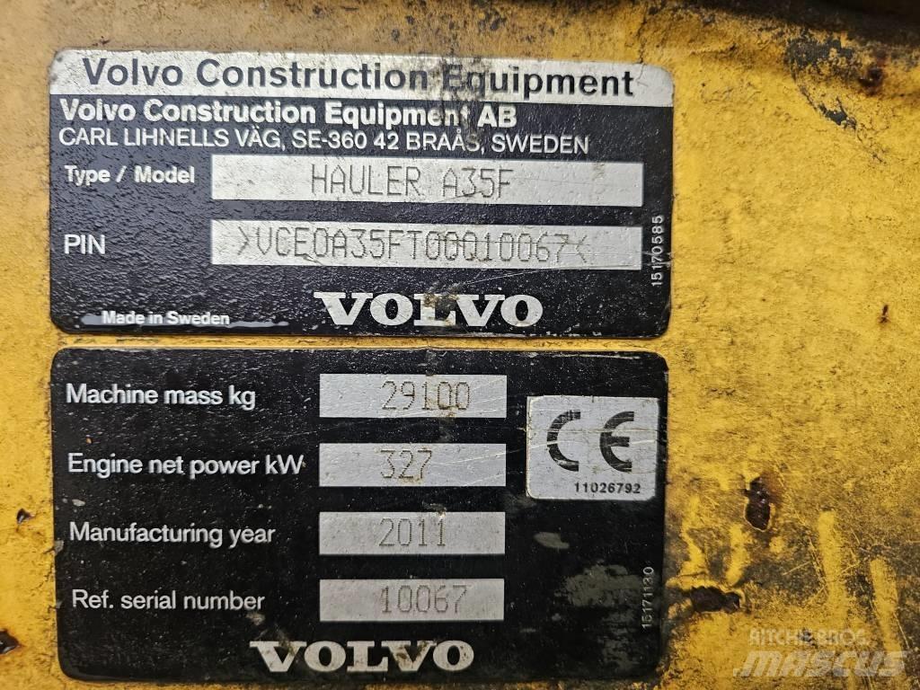Volvo A 35 F Zglobni damperi