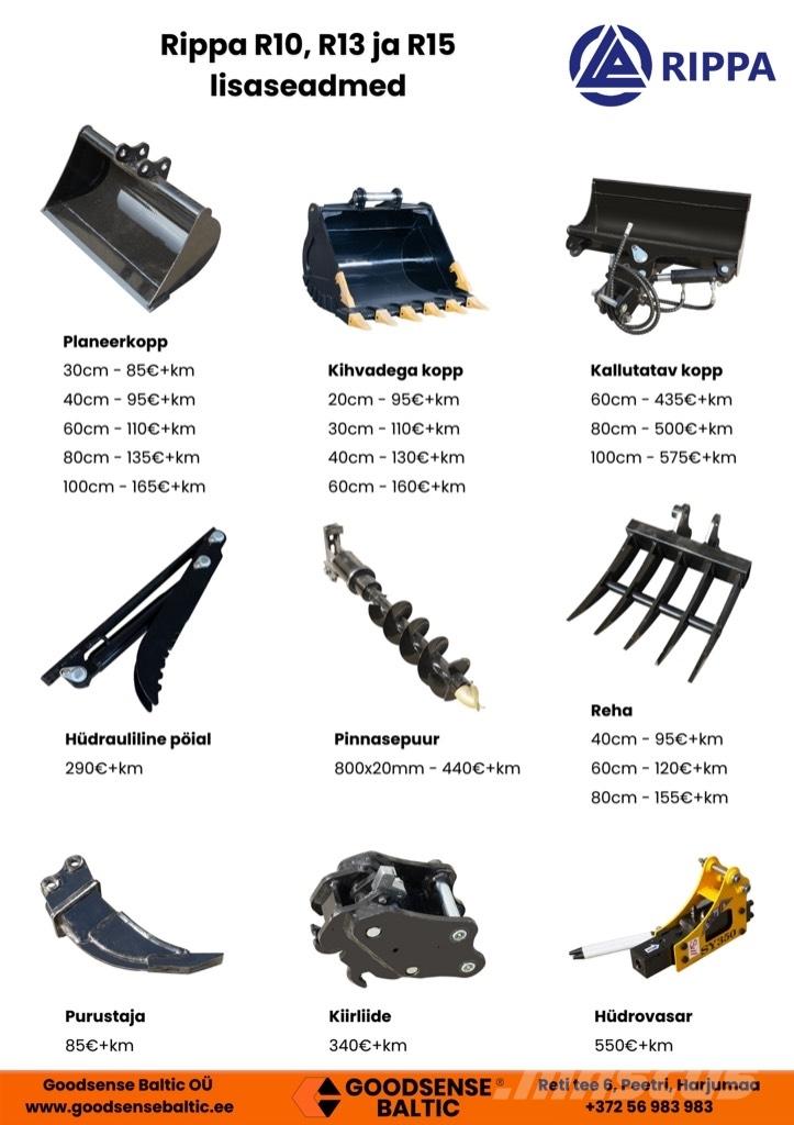 Rippa R18 Pro Mini bageri < 7t