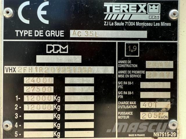 Terex AC 35 L Polovne dizalice za sve terene