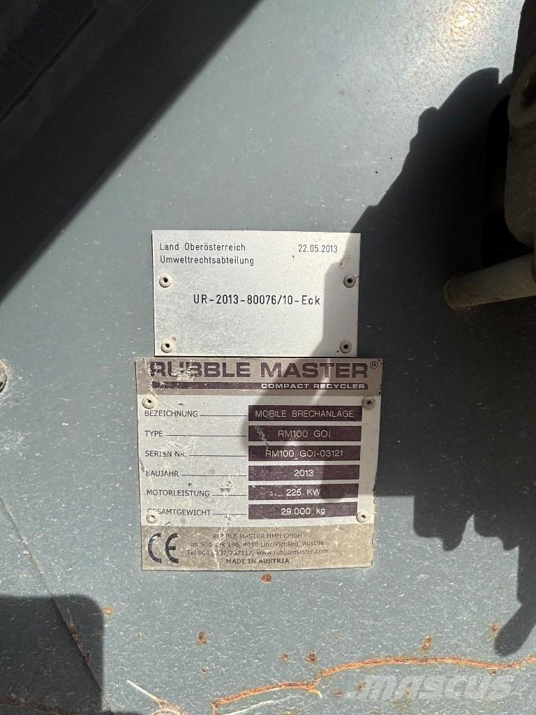 Rubble Master RM 100 Mobilne drobilice
