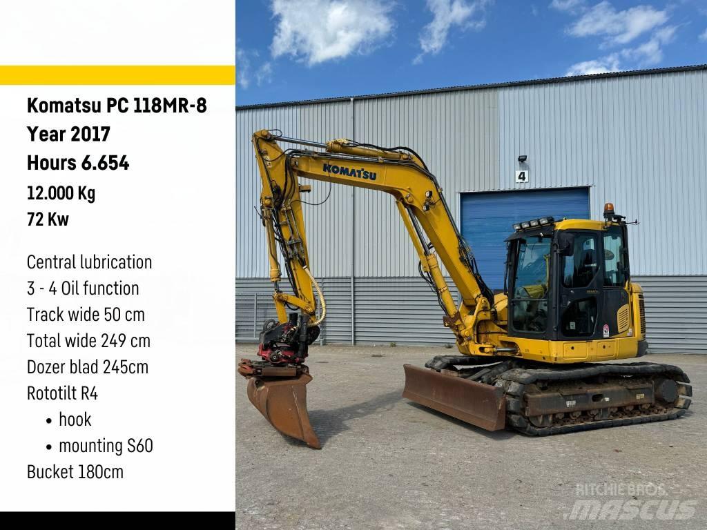 Komatsu PC 118 MR-8 Bageri guseničari