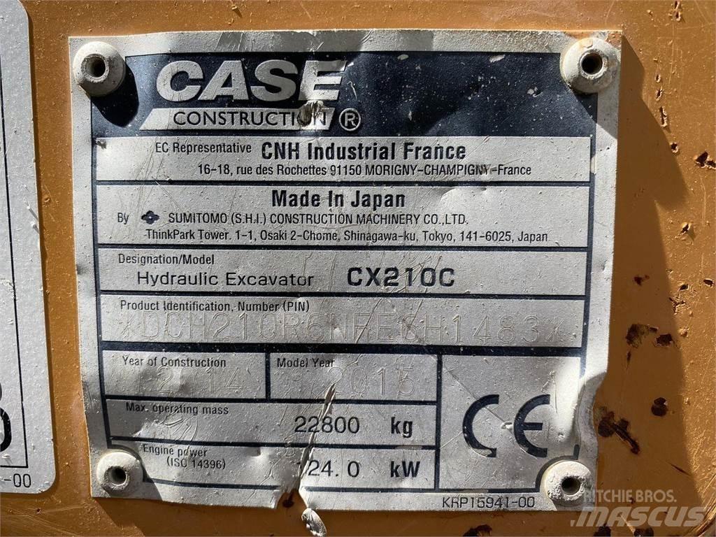 CASE CX210 Bageri guseničari