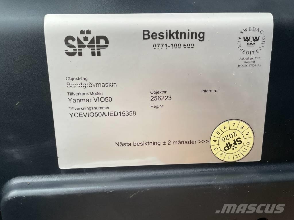 Yanmar Vio 50 Mini bageri < 7t