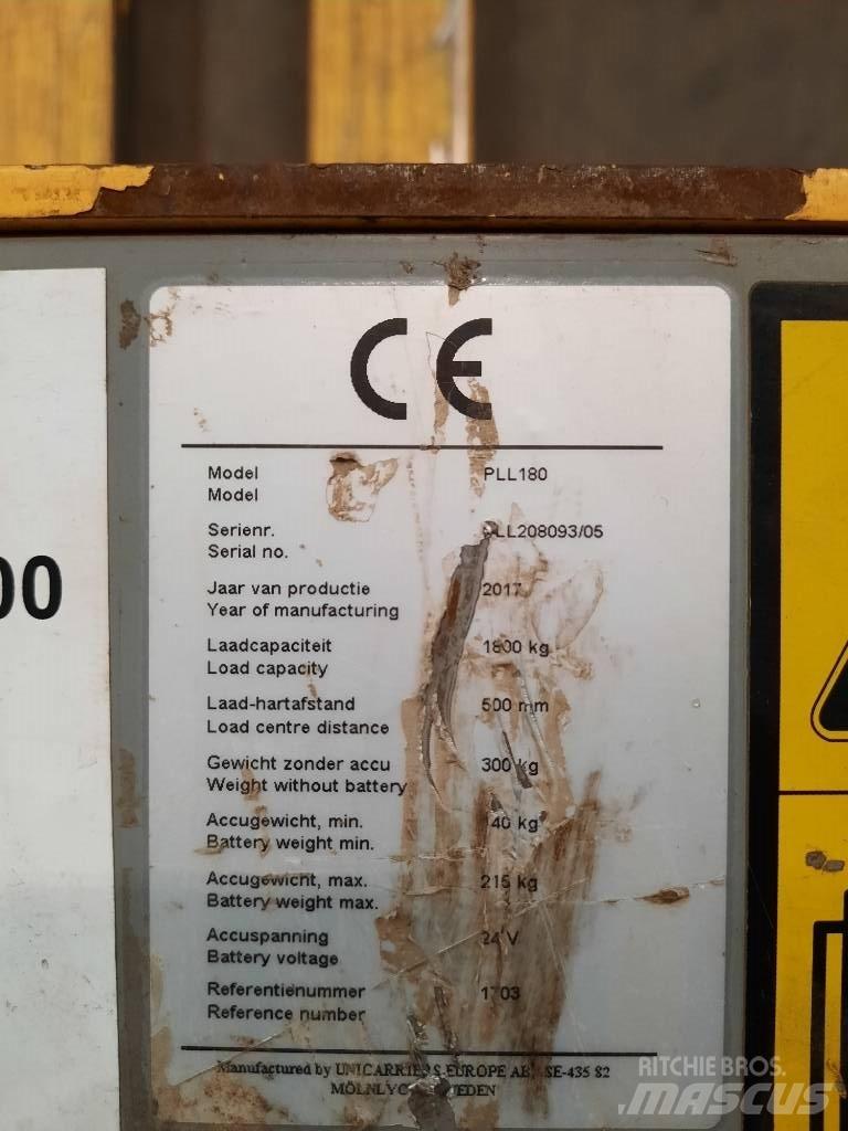 UniCarriers PLL180 Nisko podizni električni viljuškar