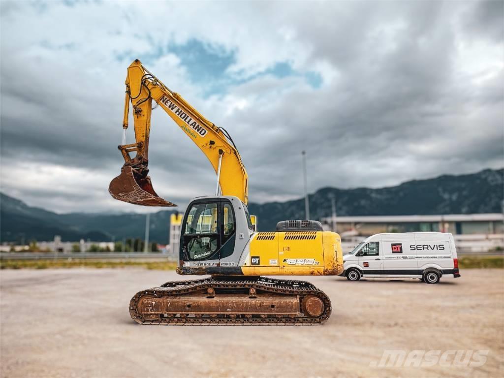 New Holland E 245 B Bageri guseničari