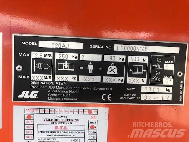 JLG 520 AJ Zglobne podizne platforme