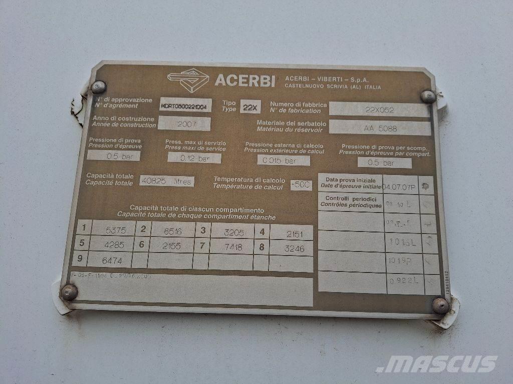 Acerbi ASO64003SP Poluprikolice cisterne