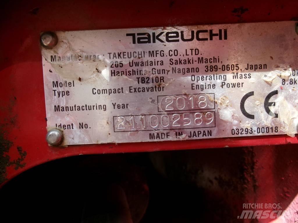 Takeuchi TB 210 R Mini bageri < 7t