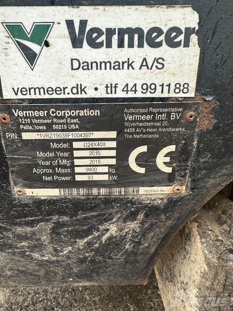 Vermeer D24x40II Oprema za horizontalno usmereno bušenje