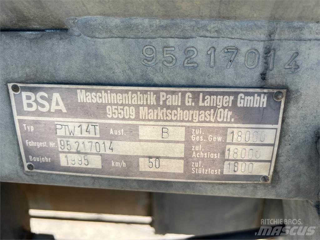 BSA PTW 14 T Cisterne za djubrivo