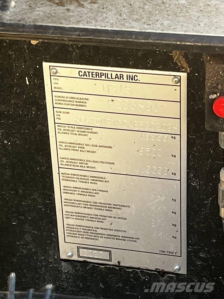 CAT M 315 Bageri točkaši