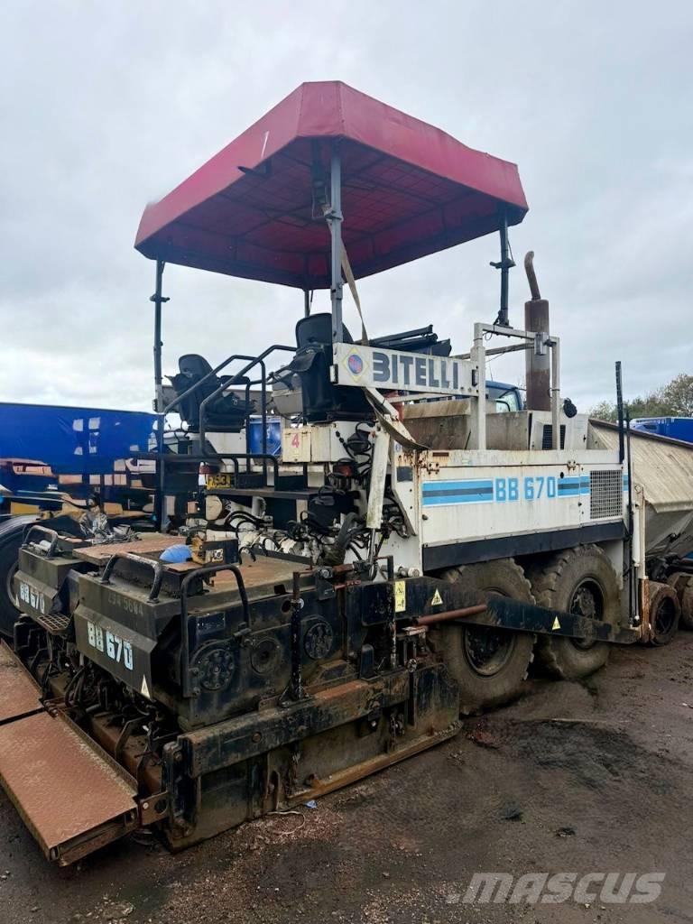 Bitelli BB 670 Asfaltni finišeri