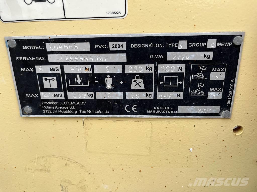 JLG 2646 ES Makazaste platforme