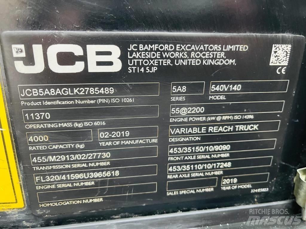 JCB 540-140 Teleskopski viljuškari