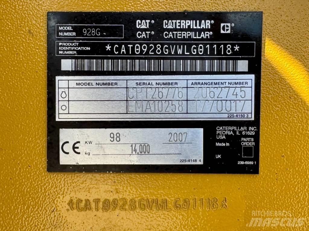 CAT 928 G z Utovarivači na točkove