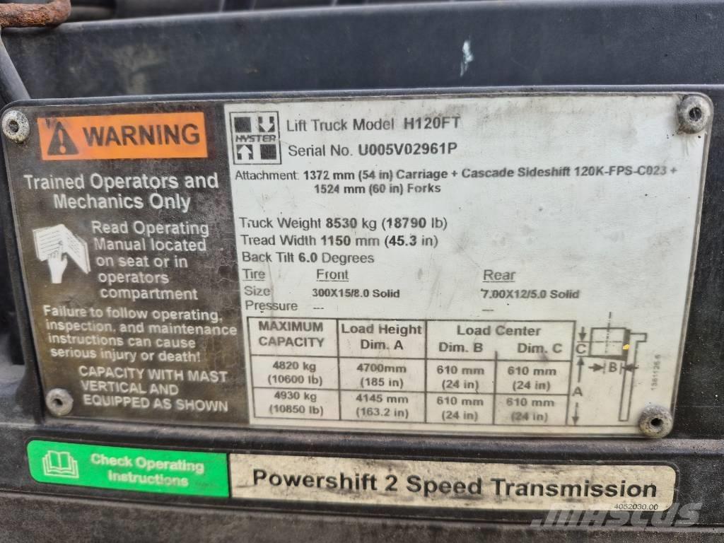 Hyster H 120 Viljuškari - ostalo