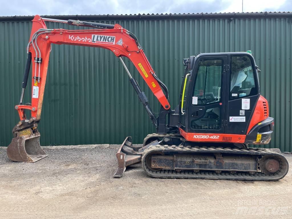Kubota KX 080-4 Midi bageri 7t – 12t