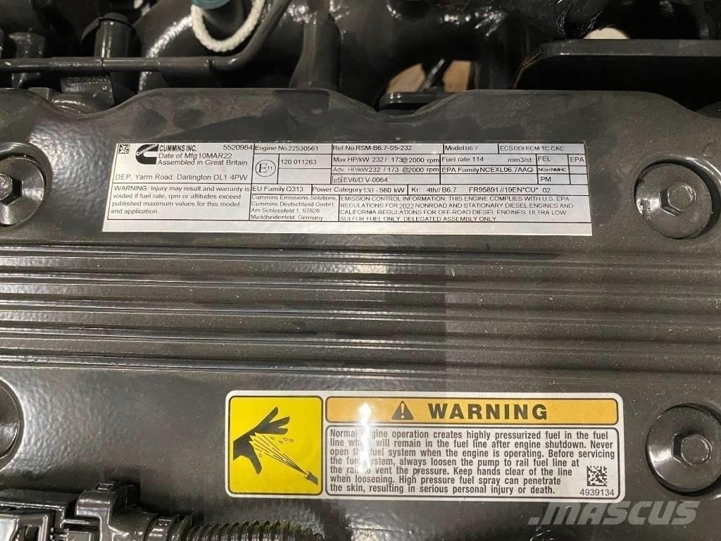 Cummins QSB 6.7 Ostale poljoprivredne mašine