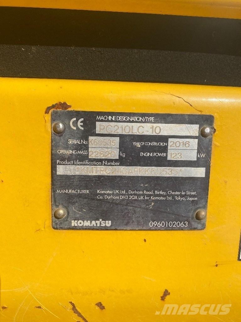Komatsu PC 210 LC-10 Bageri guseničari