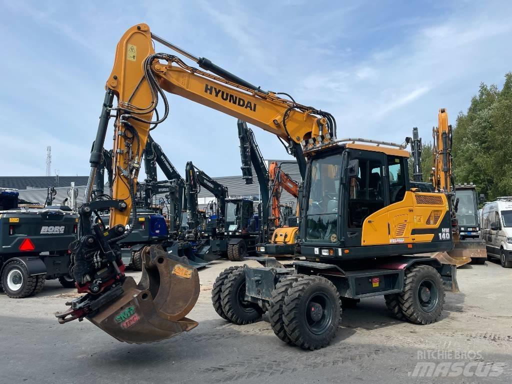 Hyundai HW140 Bageri točkaši