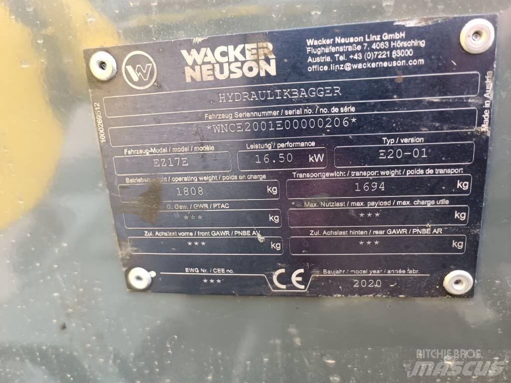 Wacker Neuson EZ17e Bageri guseničari