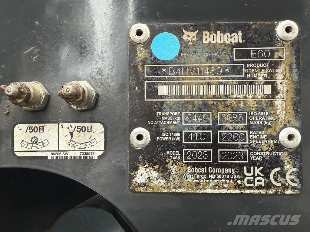 Bobcat E60 Mini bageri < 7t