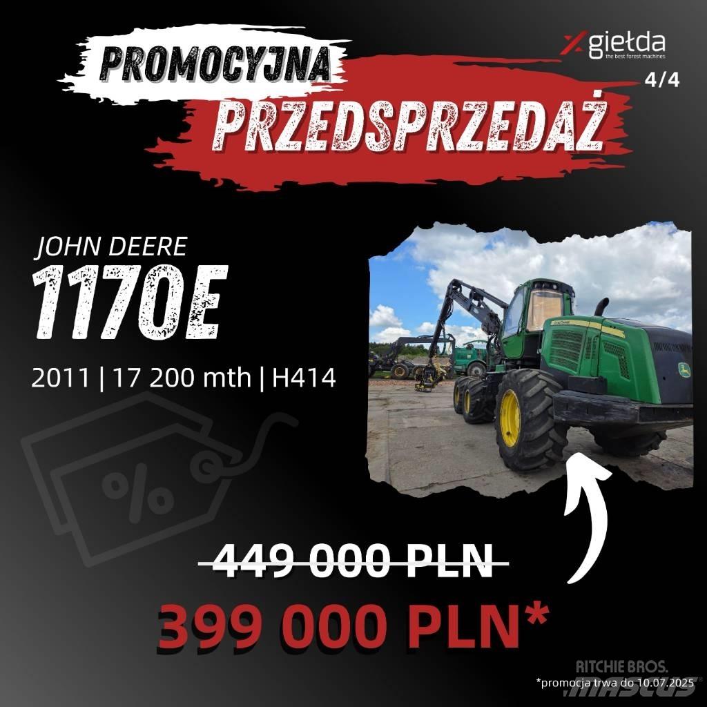 John Deere 1170 E Harversteri