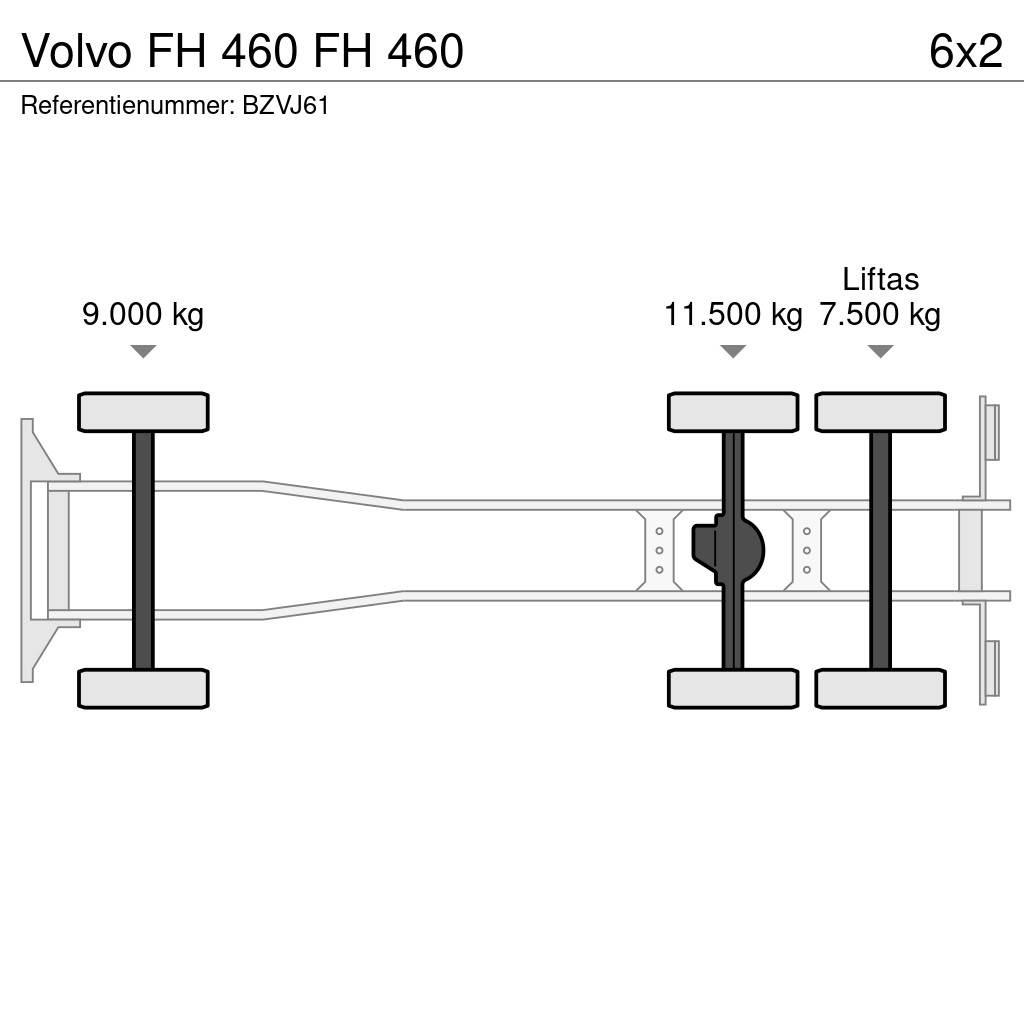 Volvo FH 460 Rol kiper kamioni sa kukom za podizanje tereta