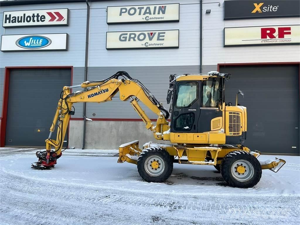 Komatsu PW118MR-8 Bageri točkaši