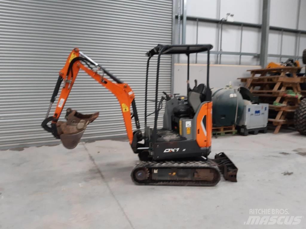 Doosan DX17Z Mini bageri < 7t