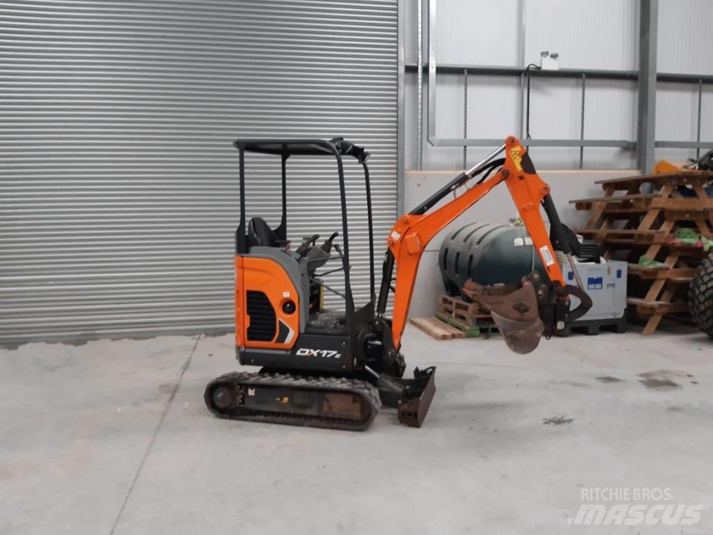 Doosan DX17Z Mini bageri < 7t