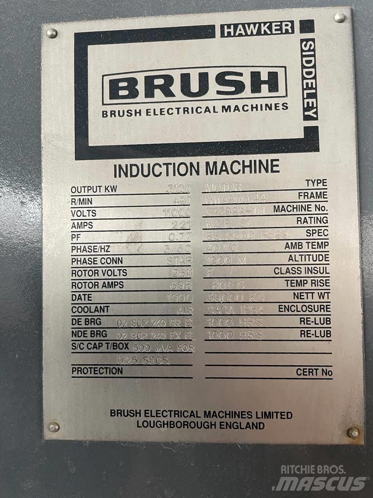  Brush 3100kW Motor Rezervni delovi za otpad, kamenolome i reciklažu