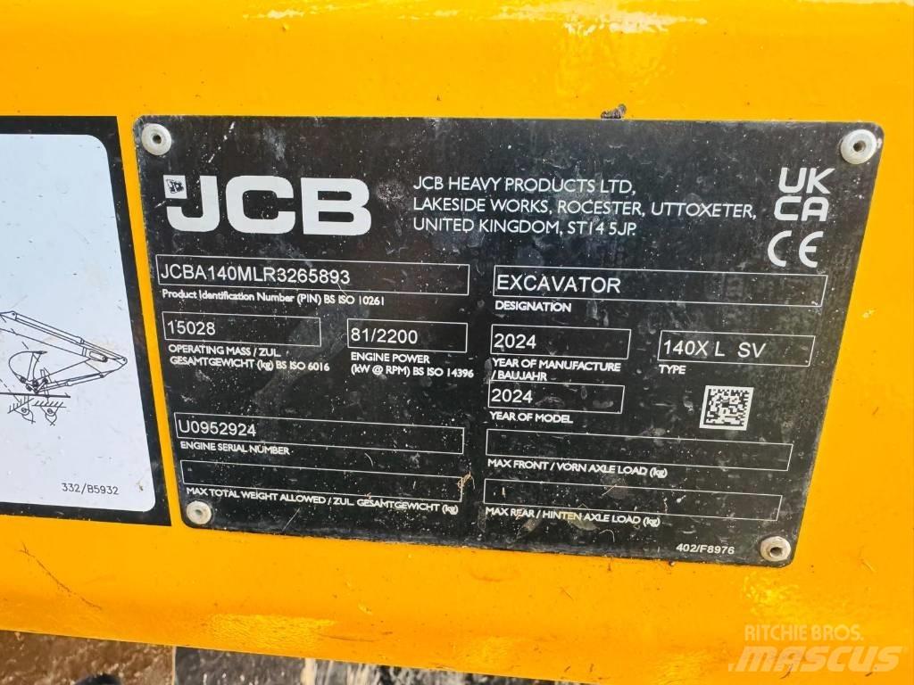 JCB 140 X Bageri guseničari