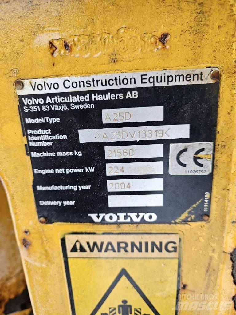 Volvo A25D / a30, a35 Zglobni damperi