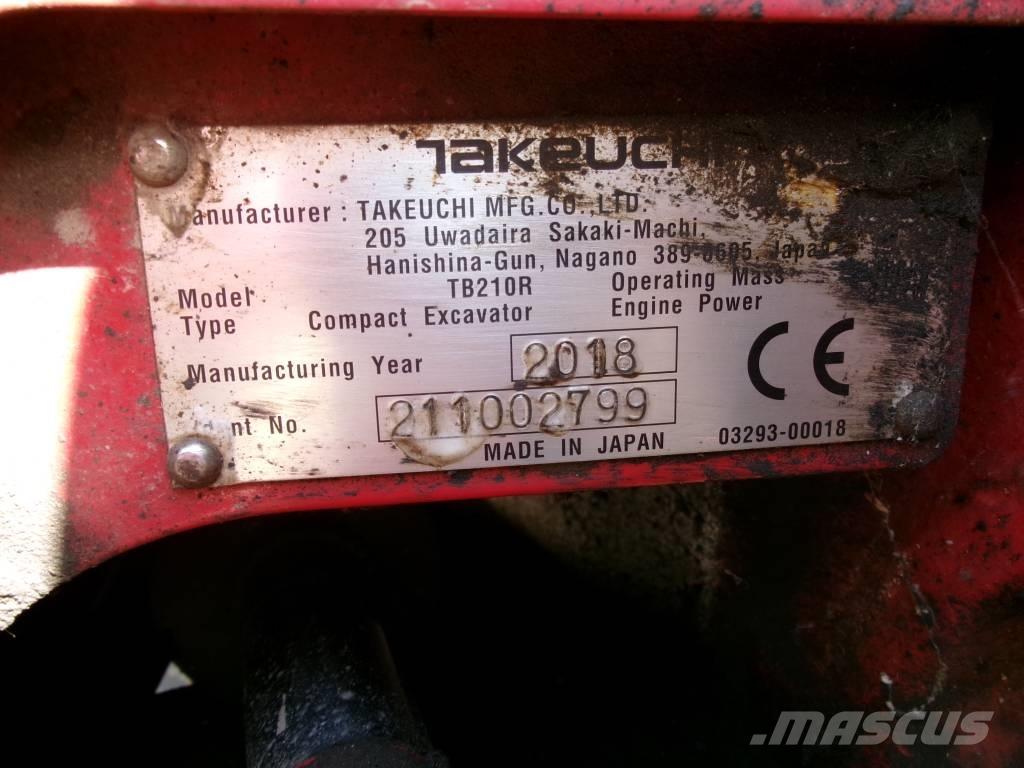 Takeuchi TB 210 R Mini bageri < 7t