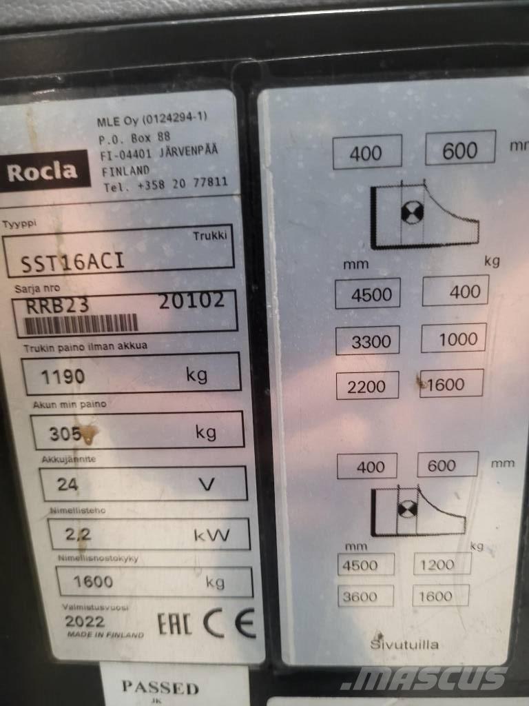 Rocla SST 16 ACI Samopogonski ručni viljuškari