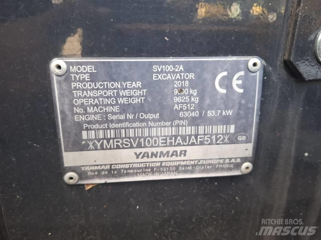 Yanmar SV 100-2A Midi bageri 7t – 12t