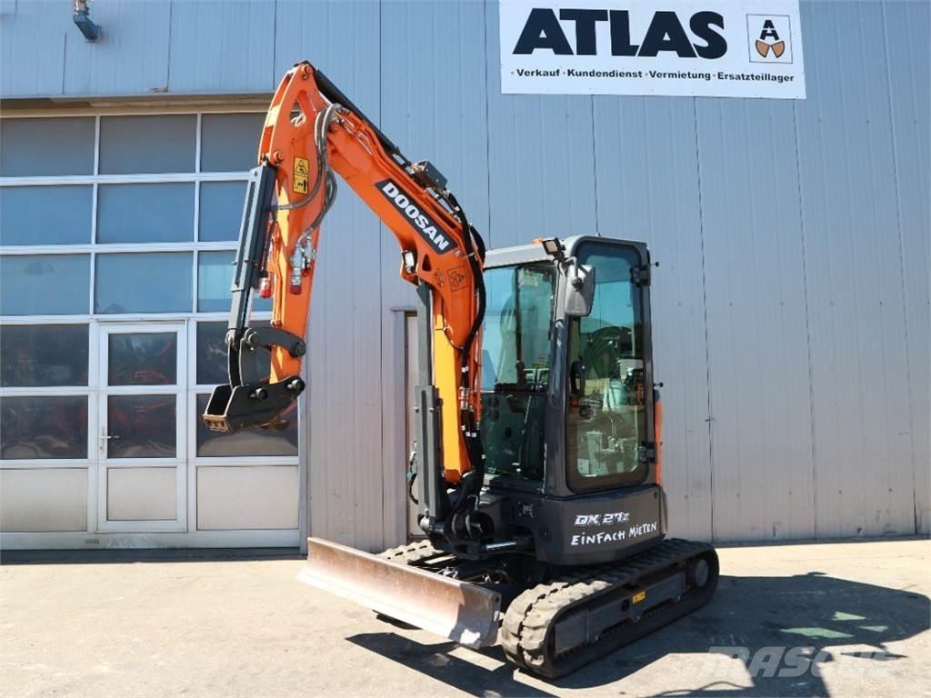 Doosan DX27Z-7 Mini bageri < 7t