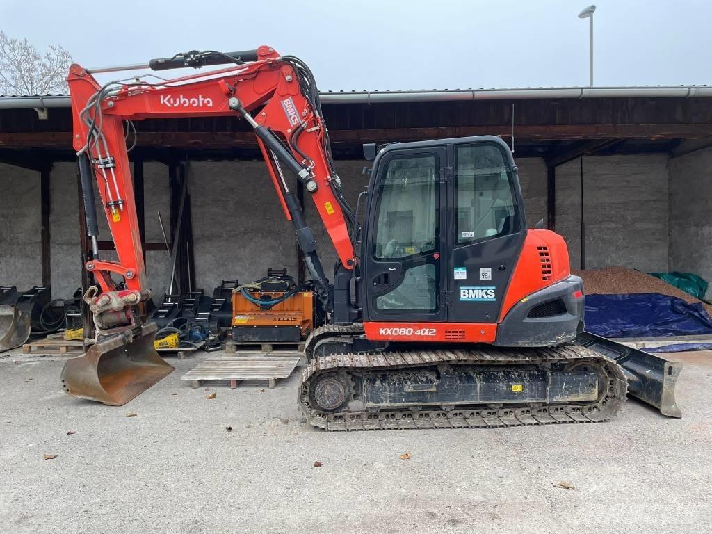 Kubota KX 080-4a2 Midi bageri 7t – 12t