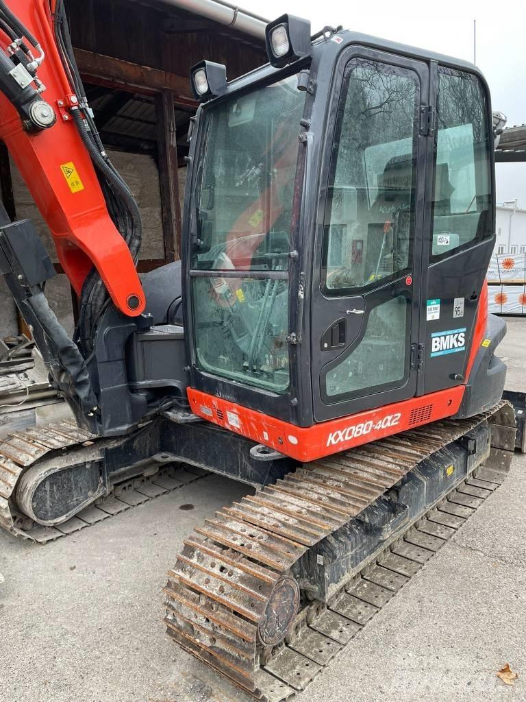 Kubota KX 080-4a2 Midi bageri 7t – 12t