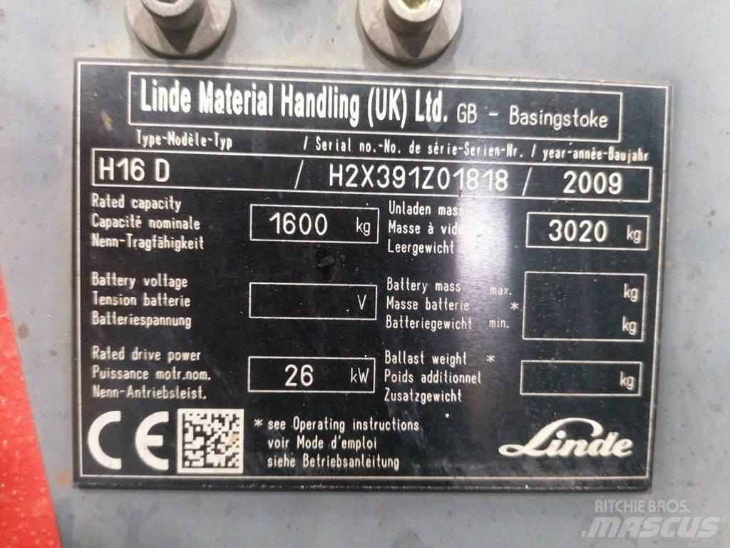 Linde H16D Dizelski viljuškari