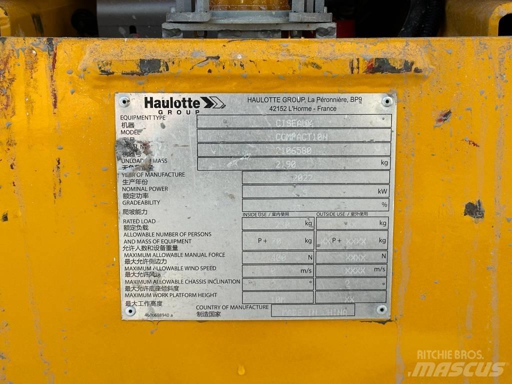 Haulotte COMPACT 10N Makazaste platforme