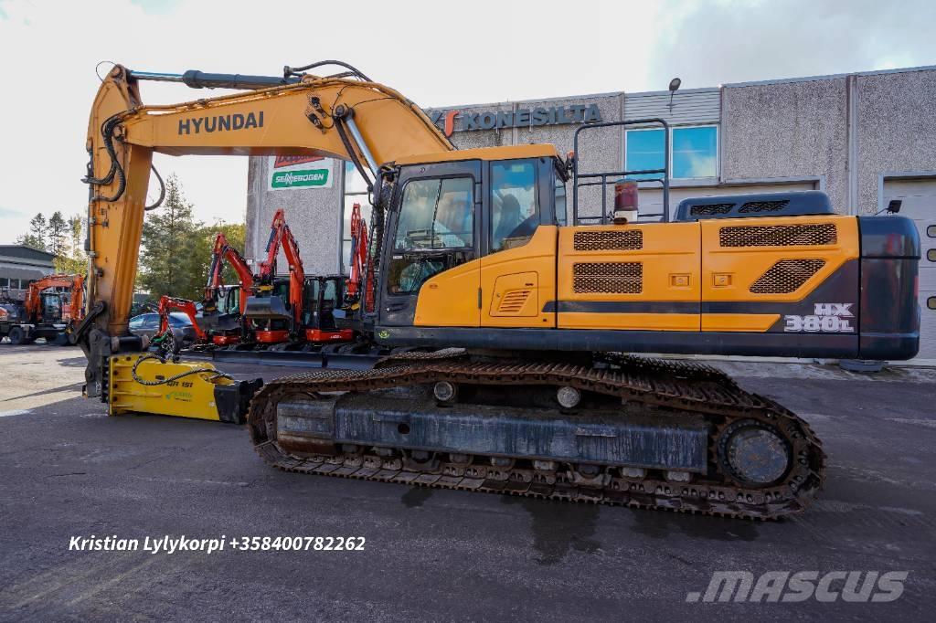 Hyundai HX 380 L Bageri guseničari