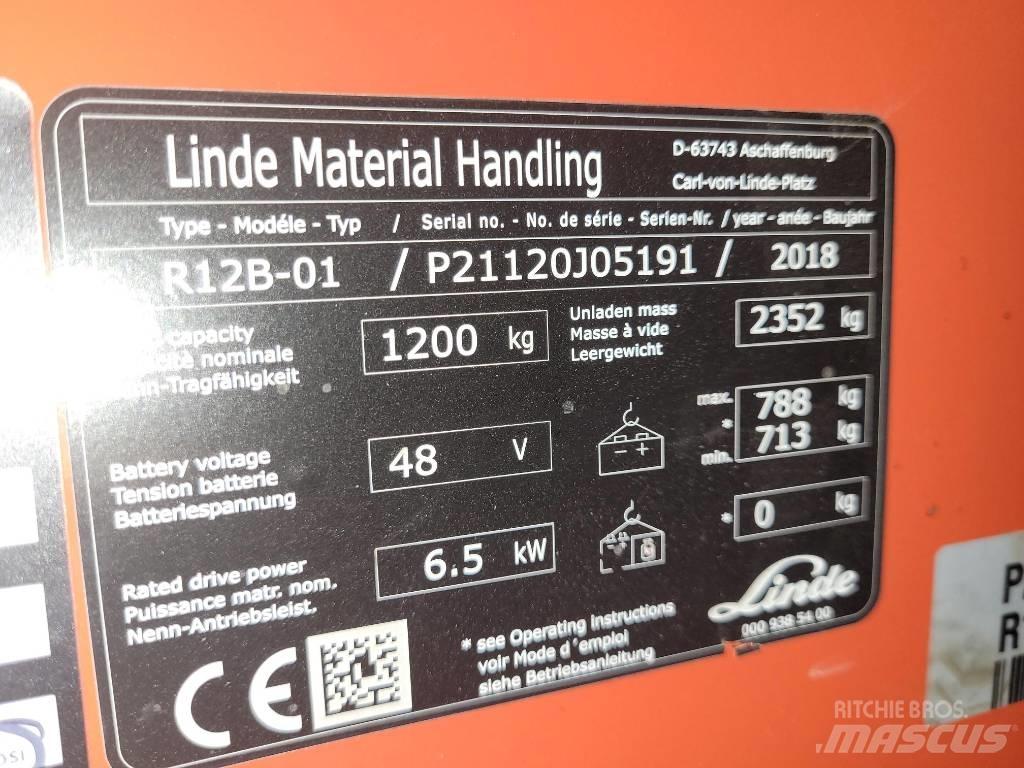 Linde R12B-01 Viljuškari sa pomičnim stupom