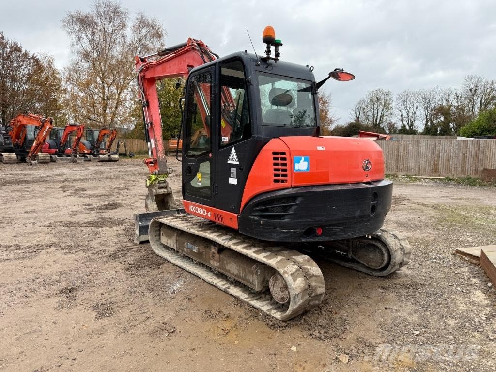 Kubota KX 080-4 Midi bageri 7t – 12t