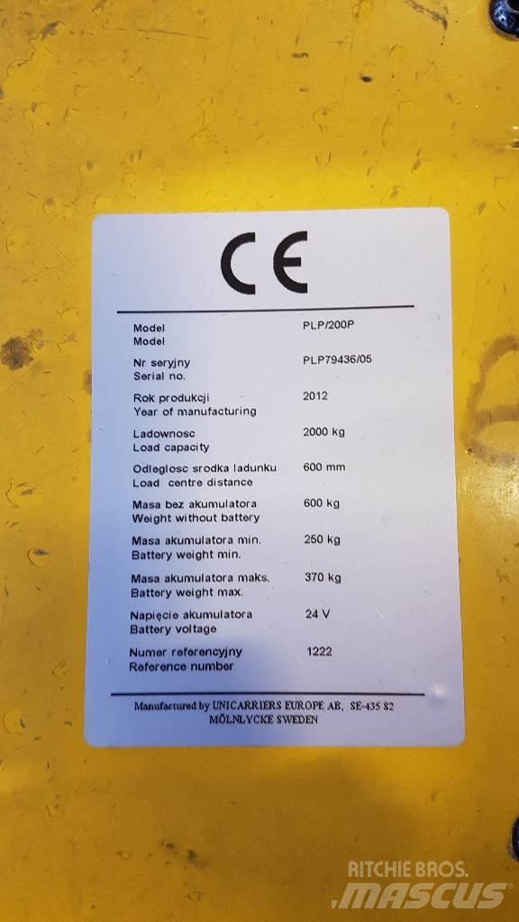 Atlet PLP200 Nisko podizni električni viljuškar